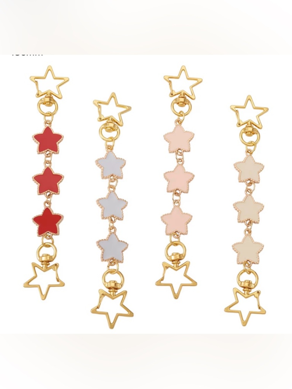 4pcs Star Bag Strap Extender Purse Extender Chains for Handbags